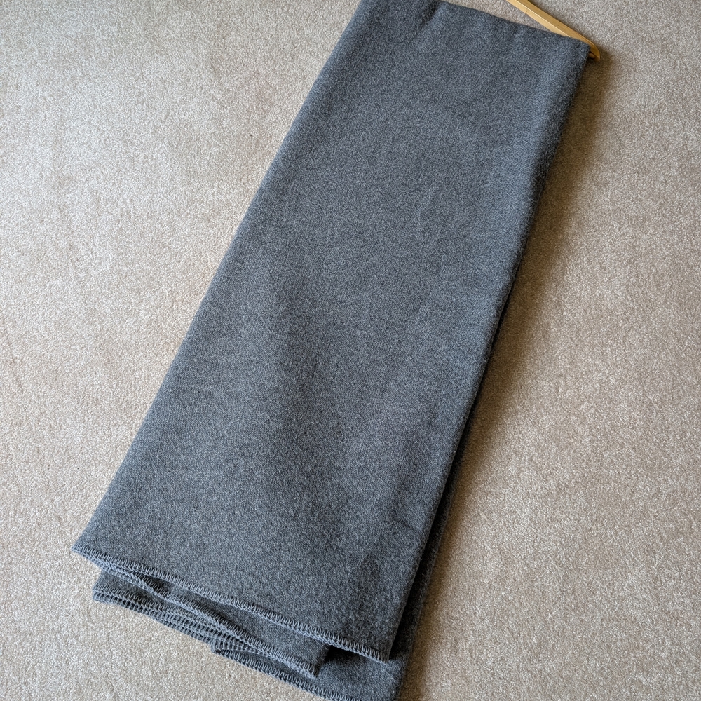L.L. Bean X Pendleton Gray Wool Blanket, King Size - Picture 2 of 8